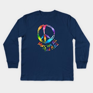 Find Peace Kids Long Sleeve T-Shirt